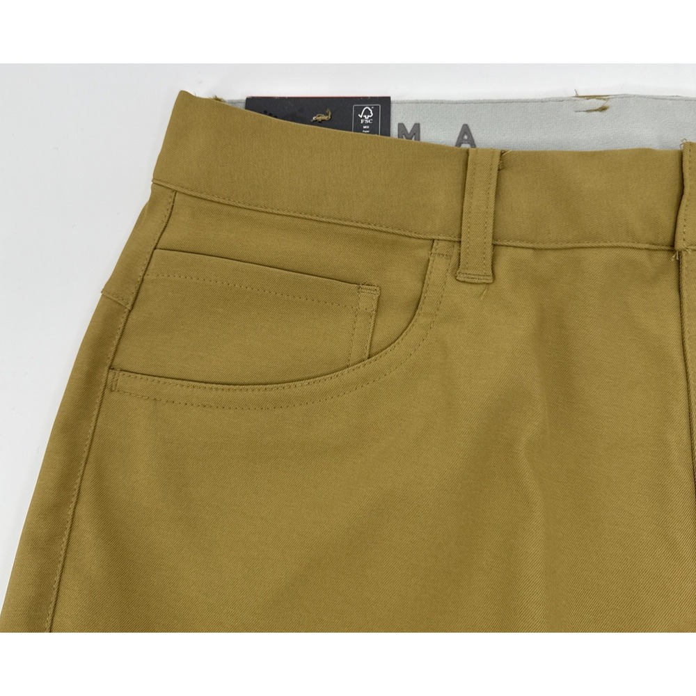 Puma Golf Pants Men 30x32 Performance Fit Khaki Stretch Waist Straight Leg NWT - Picture 5 of 13